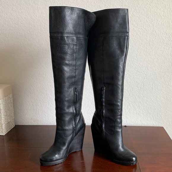 Lauren Ralph Lauren Shoes - Lauren Ralph Lauren Wilda Leather Boots Size 9.5